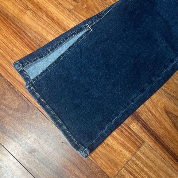 Mavi jeans power stretch slit flare high rise jeans woman's size 26 - Picture 3 of 10